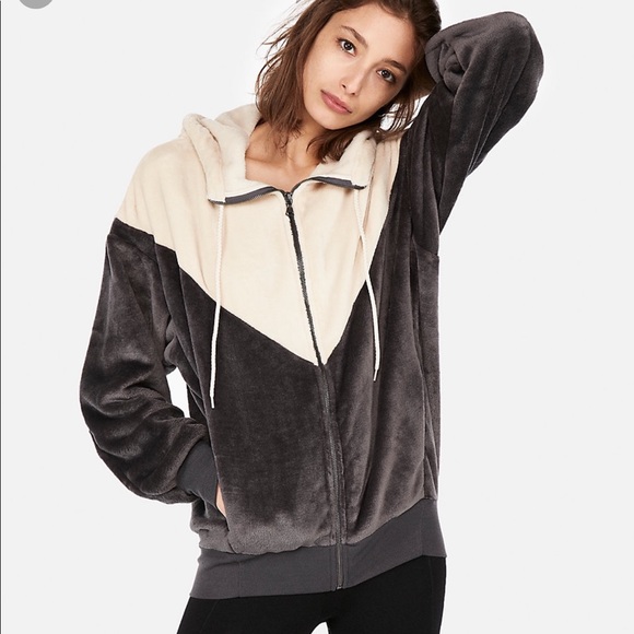 Jackets & Coats Express Chevron Oversized Jacket Poshmark